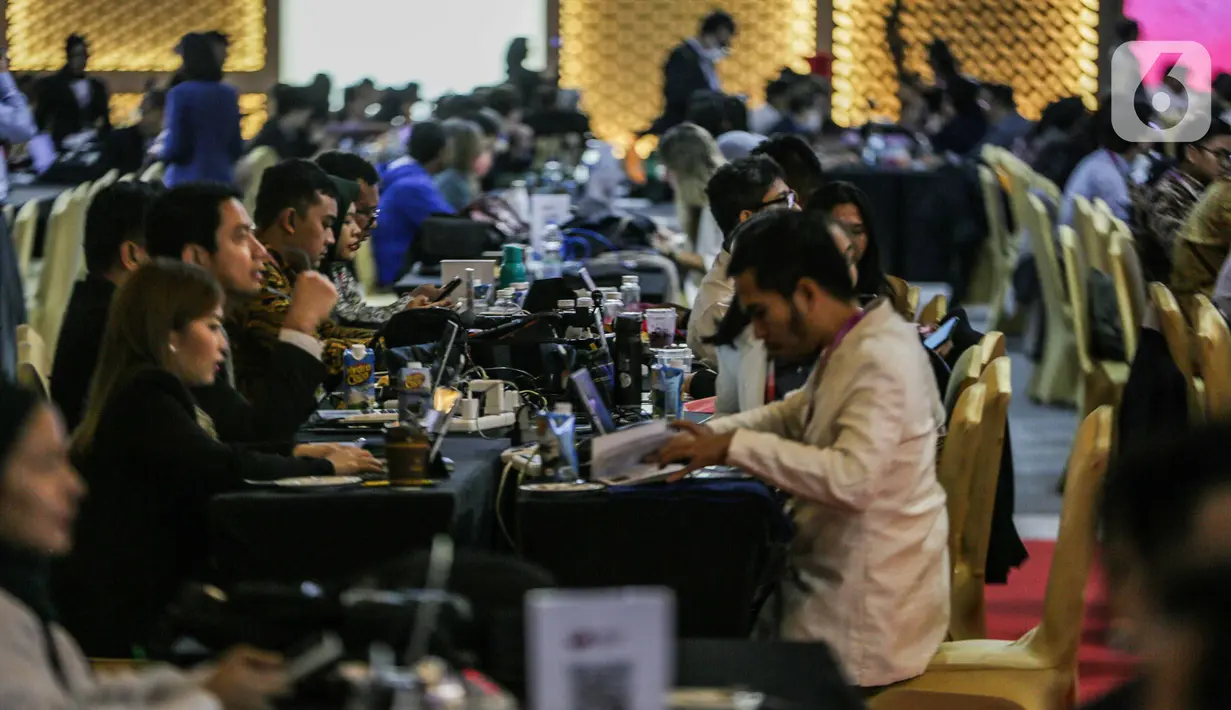 Indonesia menjadi tuan rumah yang baik dengan memberikan pelayanan maksimal kepada seluruh jurnalis, baik dari dalam maupun luar negeri selama meliput KTT ASEAN 2023 di Jakarta pada 5 - 7 September 2023. (Liputan6.com/Faizal Fanani)
