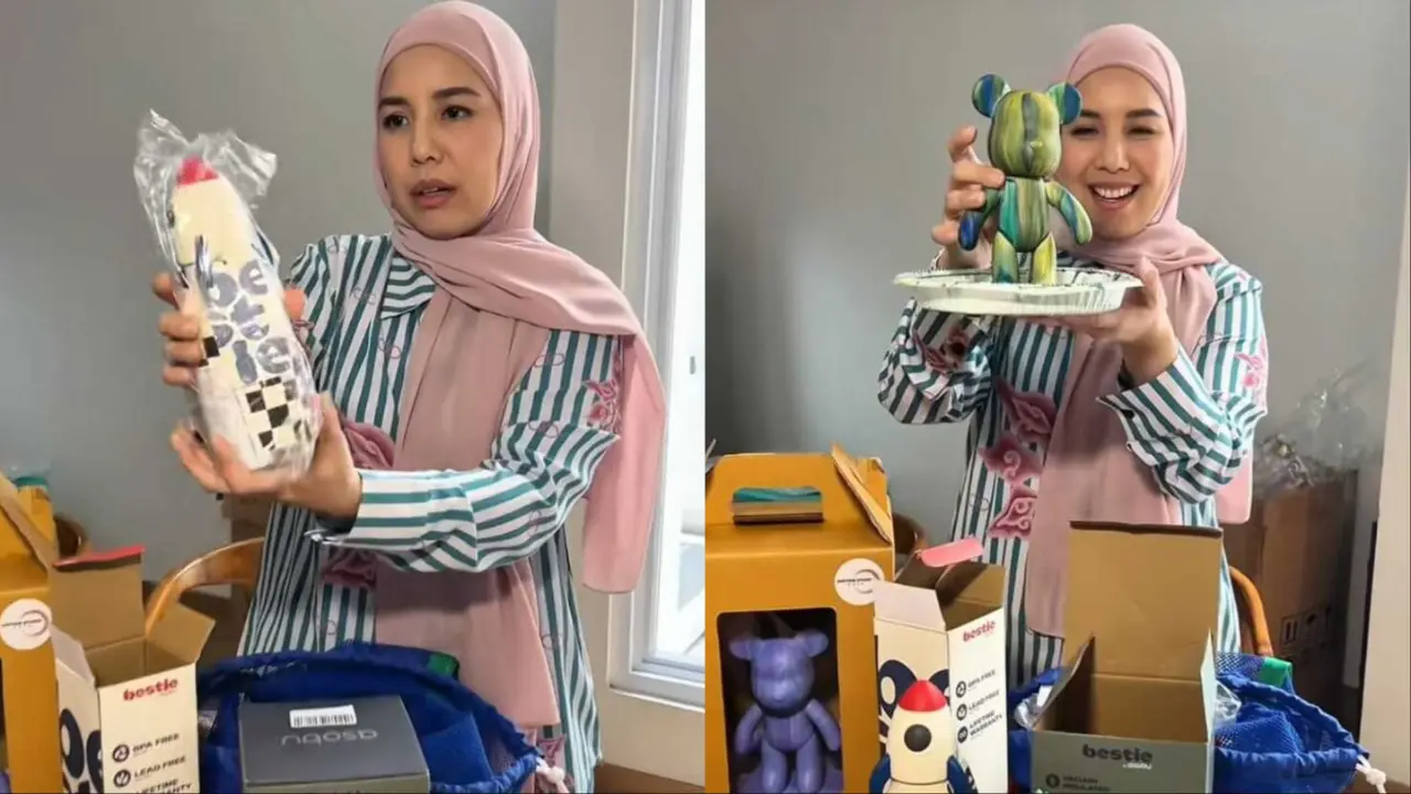 Mengintip Isi Hampers Ulang Tahun Rayyanza