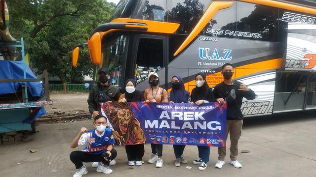 Aremania Jakarta Mudik