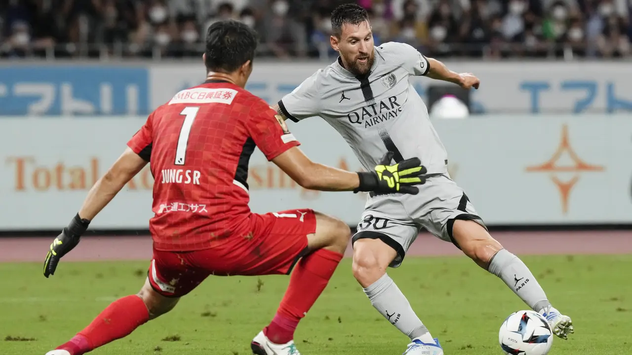 Foto: Melihat Aksi Lionel Messi saat Membantu PSG Melumat Kawasaki Frontale