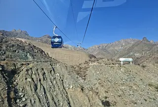 Kereta gantung Al-Hada Cable Car di Taif, Arab Saudi, difoto pada 10 Juni 2026. (Asnida Riani/Liputan6.com/Media Center Haji)