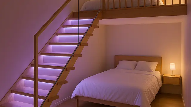 Desain Tangga untuk Kamar Mezzanine