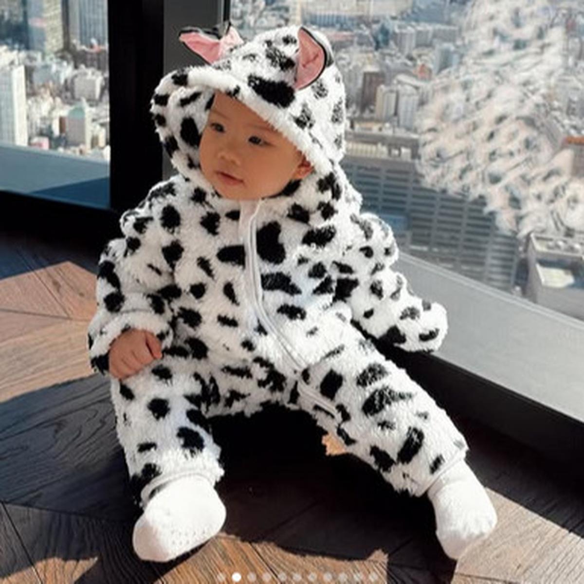 Potret Menggemaskan Kyarra Anak Jessica Mila di Jepang, Pakai Kostum Sapi dan Kelinci Super Cute Kayak Boneka