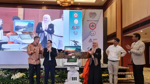 Peluncuran Acuson Origin. Ini adalah sistem ekokardiografi yang digunakan untuk pencitraan kardiovaskular yang dirancang menyederhanakan serta memudahkan pengambilan keputusan saat pemeriksaan jantung.