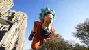 Balon Goku di  Macy's Thanksgiving Day Parade 2022. (Foto: Charles Sykes/Invision/AP)