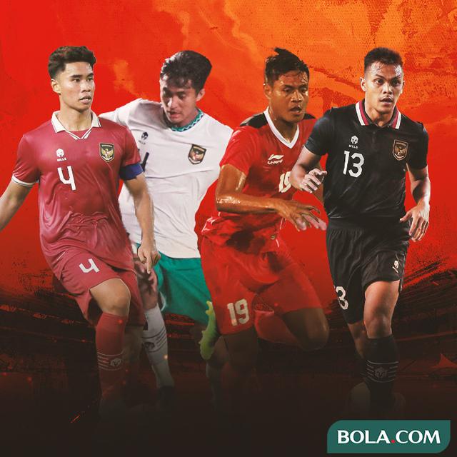 Timnas Indonesia - Sulthan Zaky, M. Ferrari, Fachruddin Aryanto, Rachmat Irianto