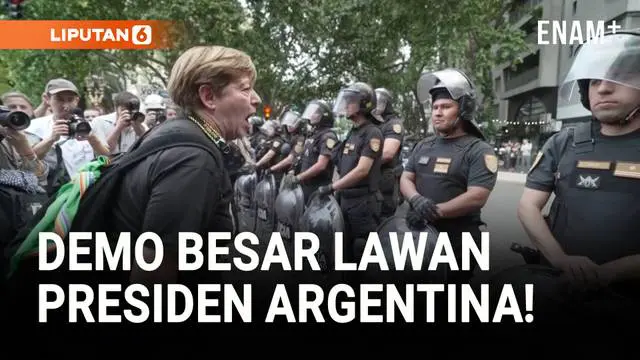 Warga Argentina Protes Kebijakan Perjanjian Ekonomi dengan AS