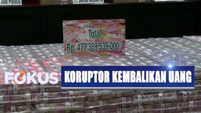Tumpukan Uang Rp 100 Miliar Dikembalikan Terpidana Kokos Jiang Ke Kejaksaan Agung News Liputan6 Com