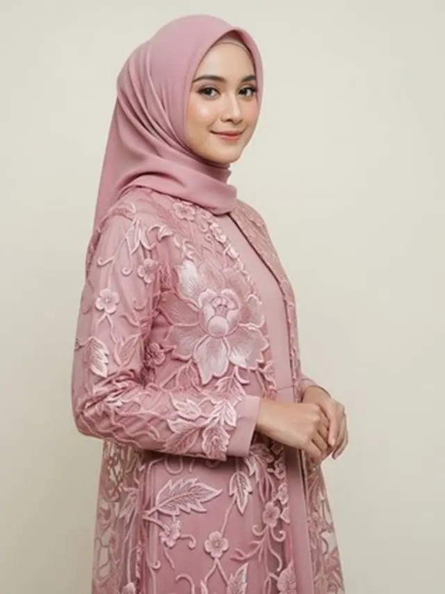 gamis brokat 2025 (Liputan6.com/Gemini.ai)