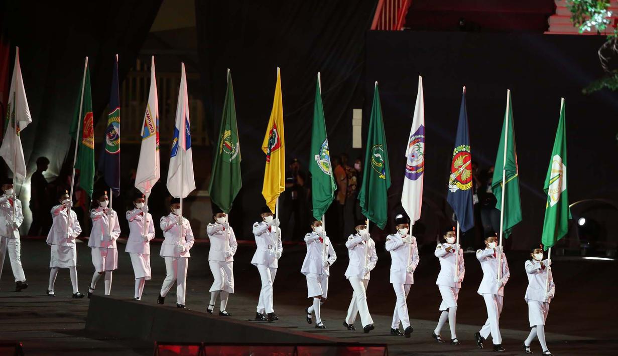 Jabar menjadi juara dengan 133 medali emas, 105 medali perak, dan 88 perunggu. DKI di posisi kedua dengan 110 medali emas, 91 perak, dan 100 perunggu. Di posisi ketiga, Jatim dengan 110 medali emas, 89 perak, dan 88 perunggu. (PB PON XX Papua/Charlie Lopulua)