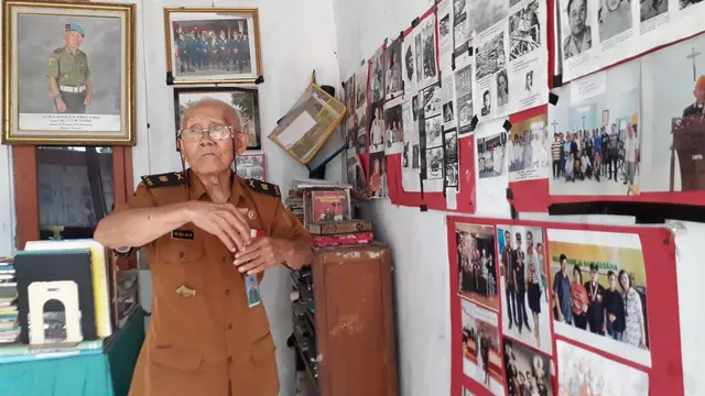 Mayor (purn) Abu Arifin, mantan pengawal Panglima Jenderal Besar Soedirman. (Foto: Liputan6.com/Humas Protokol PBG/Galoeh-Ridlo)