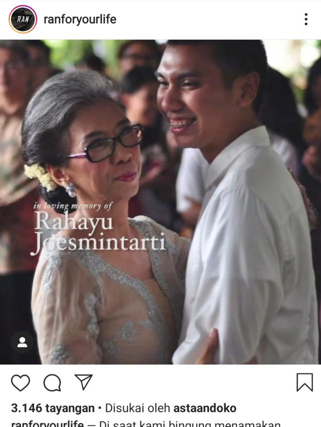 Unggahan RAN. (Foto: Instagram @ranforyourlife)