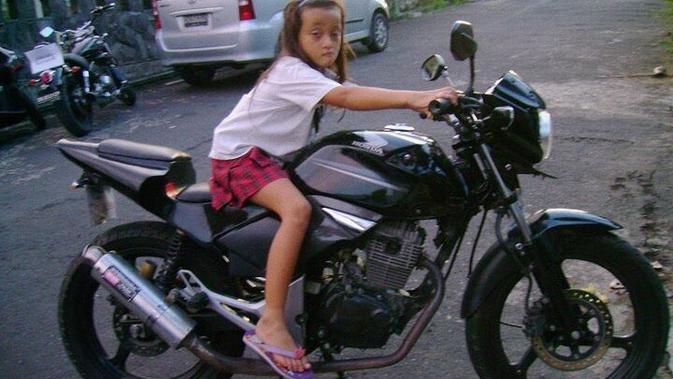 Potret Megan Domani Saat Kecil. (Sumber: Instagram @megandomani1410)