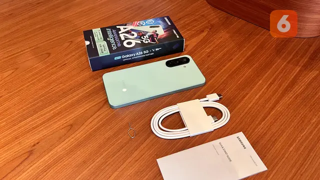 Samsung A26 5G. Liputan6.com/Reanthonio Oktovier Sinanu