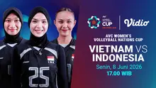 Dukung Timnas voli putri Indonesia pada AVC Women's Nation Cup: Vietnam vs Indonesia di Vidio. (doc vidio)