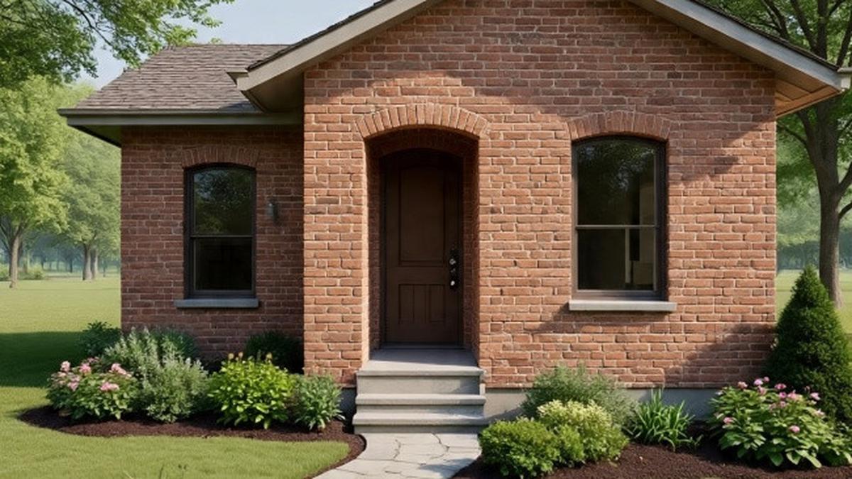 8 Model Rumah Kecil yang Megah dari Batu Bata, Hadirkan View Estetik Menyegarkan