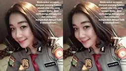 Puput Nastiti Devi saat berseragam polwan semakin terlihat menawan. Rambut pendek Puput berhasil bikin kagum banyak orang. Perempuan berpangkat bripda ini sukses tuai atensi publik. (Liputan6.com/IG/puputnastitidevi)