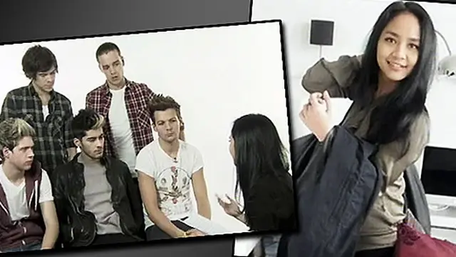 Wah, Gita Gutawa Bertemu One Direction