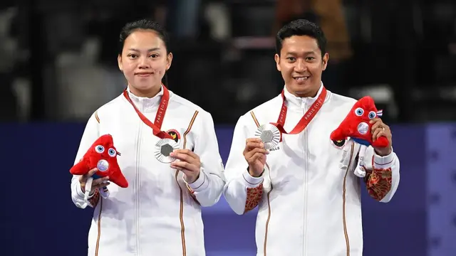 Fredy Setiawan dan Khalimatus Sa’diyah. (Foto: NPC Indonesia dari Instagram @jokowi)