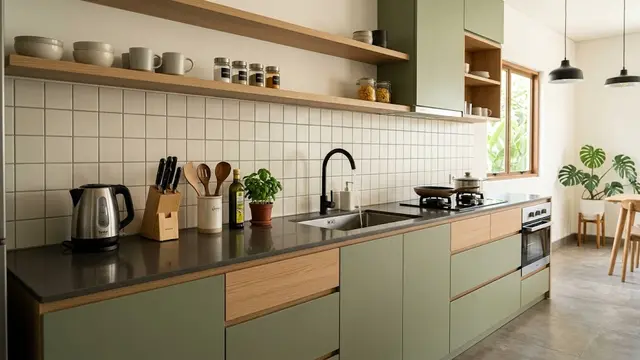 Desain Dapur Sederhana Rapi/AI Generated