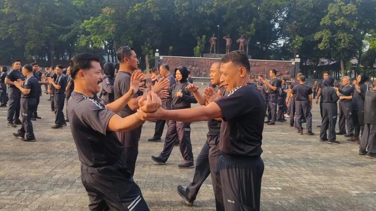 Siap Siaga Hadapi Situasi Darurat, Puspom TNI Genjot Bela Diri Militer Biar Prajurit Makin Tangguh & Berani