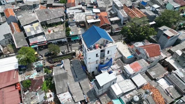 AHY Resmikan Penataan Kawasan Kumuh Secara Vertikal Pertama Kali di Jakarta