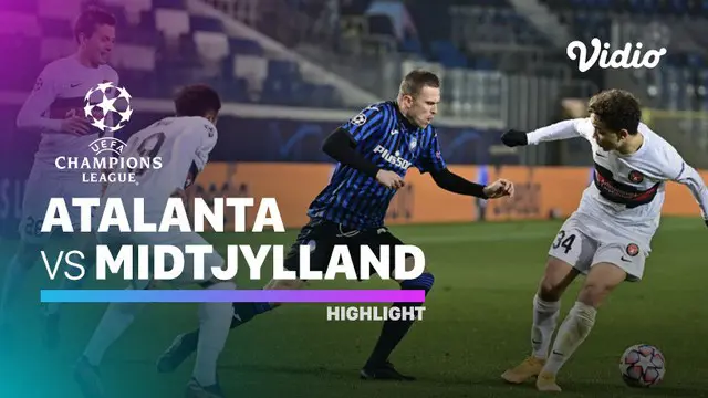 Berita video highlights matchday 5 Liga Champions 2020/2021 antara Atalanta kontra Midtjylland yang berakhir dengan skor 1-1, di mana Cristian Romero menjadi penyelamat tim tuan rumah, Rabu (2/12/2020) dinihari WIB.