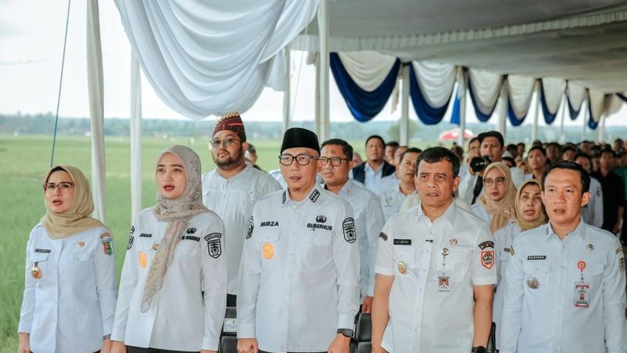 Gubernur Lampung Optimistis Produksi Padi Lampung Melonjak 20 Persen pada 2026