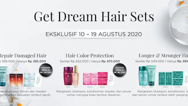 Your Dream Hair Set dari Kerastase di LazMall