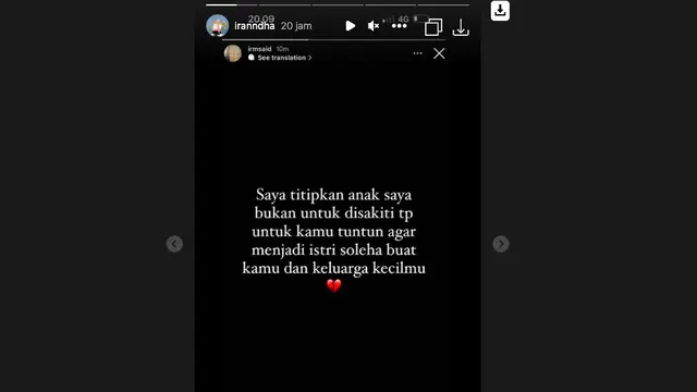 Ibunda Ira Nandha Ungkap Kekecewaan Saat Putrinya Diselingkuhi: Saya Titipkan Anak Saya Bukan untuk Disakiti