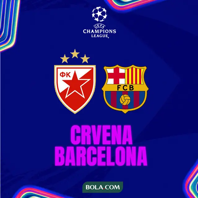Liga Champions - Crvena Vs Barcelona