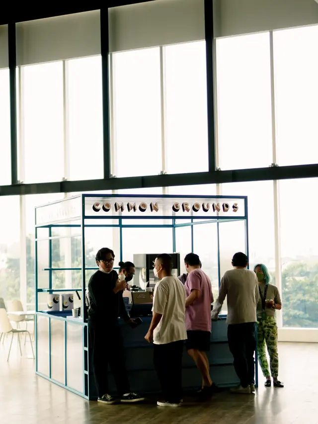 Kafe pop-up Common Grounds di Museum MACAN