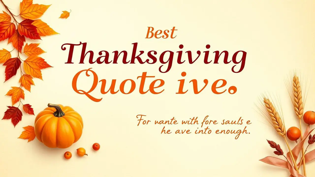 Thanksgiving Quotes