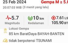 Cerita Warga Lebak Banten Usai Diguncang Gempa 5,7 Magnitudo