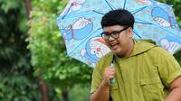 Ricky Cuaca saat ditemui di lokasi syuting GGS Studio Persari, Jagakarsa, Jakarta Selatan, Senin (16/3/2015). (Liputan6.com/Faisal R Syam)