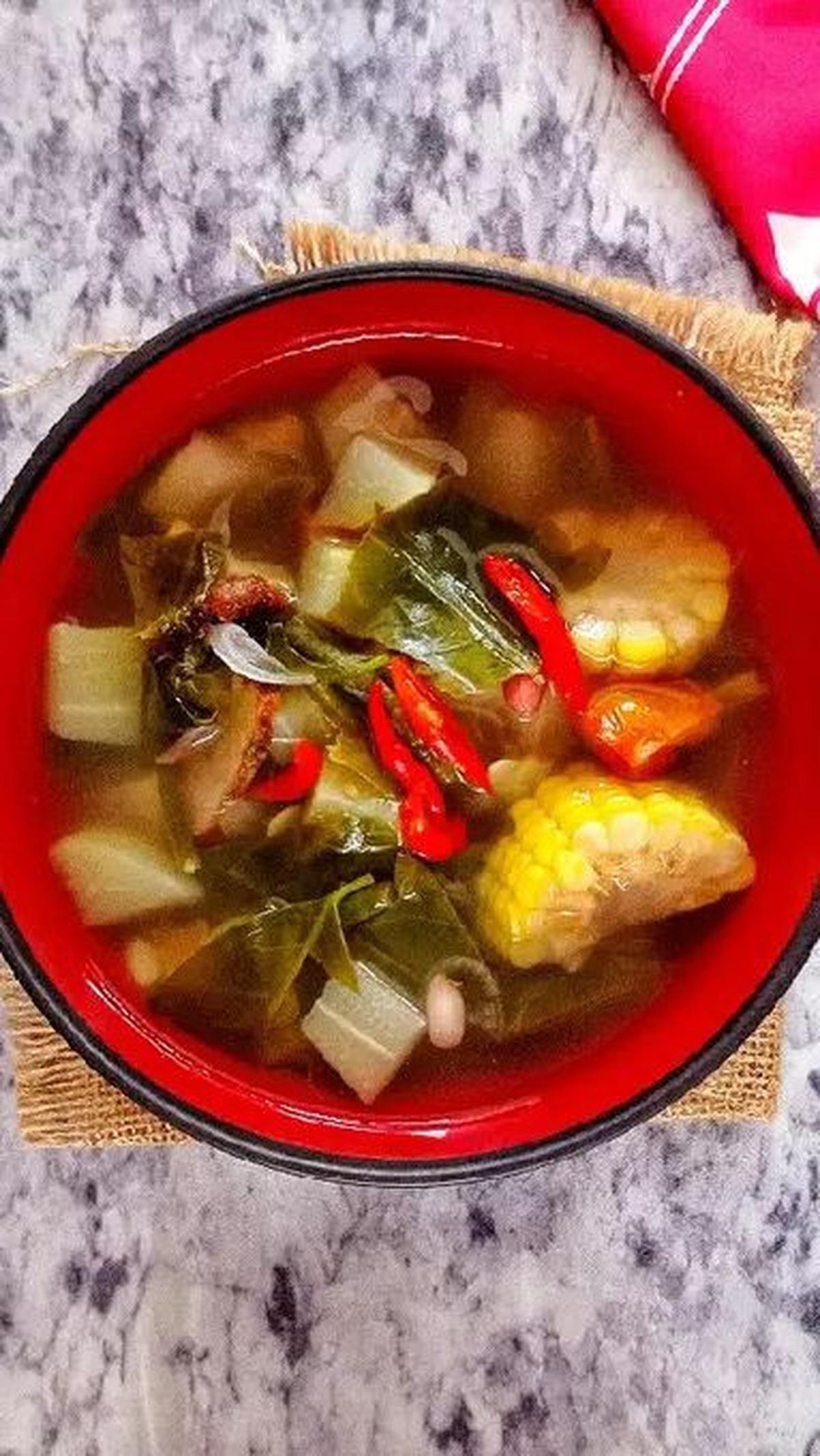 8. Sayur Asem Jawa Bumbu Iris