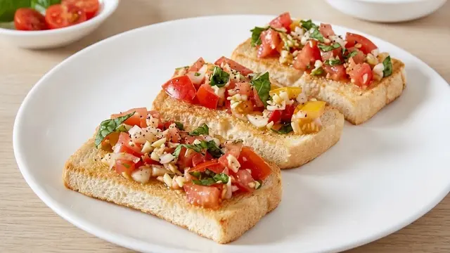 Resep Bruschetta Pakai Roti Tawar