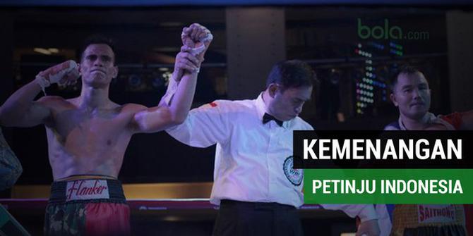 VIDEO: Laga Kemenangan Petinju Indonesia atas Thailand di Mahkota Boxing Super Series