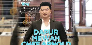 Mewahnya Dapur Chef Arnold, Ada Rak Buah dan Sayur Ala Supermarket