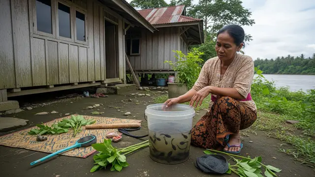 Ternak Hewan Mini di Ember untuk IRT yang Rumahnya Dekat Sungai