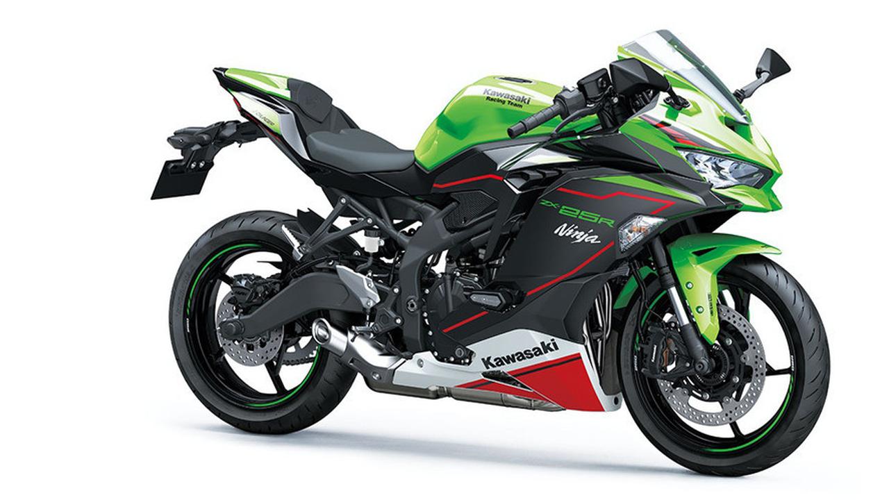 Kawasaki Ninja ZX-25R Lime Green/Pearl Blizzard White (KMI)