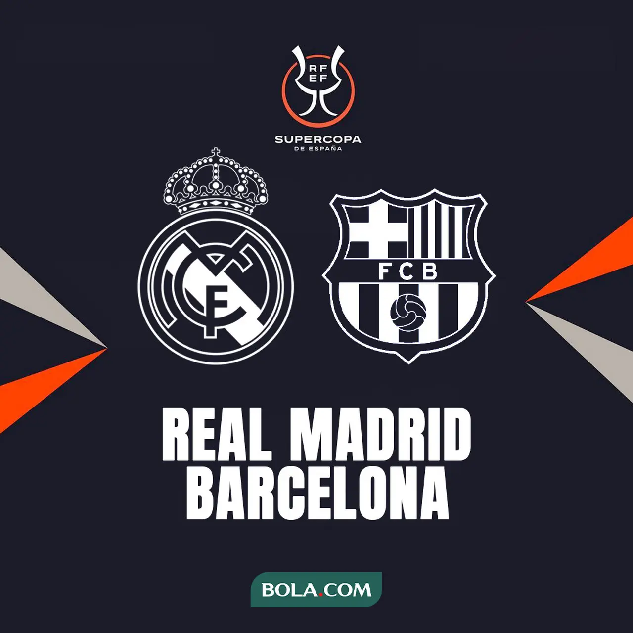 Link Live Streaming Piala Super Spanyol Real Madrid vs Barcelona ...