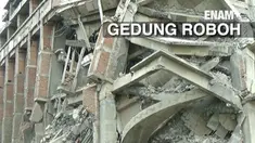 Gedung Berlantai 17 di bintaro sempat terekam kamera video amatir saat roboh