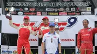 Di kelas Kejurnas master menghasilkan juara nasional yang tak asing lagi, yakni pembalap senior Alvin Bahar dari tim Honda Racing Indonesia.