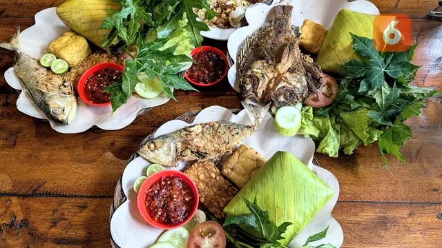 Nasi Timbel, Warisan Budaya Pangan Indonesia. Foto: Liputan6.com/Ade Nasihudin.