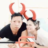 Ringgo Agus Rahman dan Sabai Morschek. (Foto: instagram.com/ringgoagus)