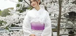 Intip gaya Sarah Menzel berbalut Kimono di Jepang (@ssarah_menzel)