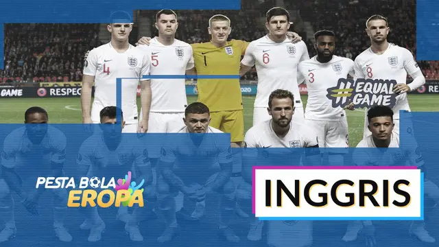 Berita Video Profil Tim Inggris di Piala Eropa 2020