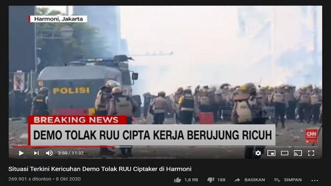 Gambar Tangkapan Layar Video dari Channel YouTube CNN Indonesia