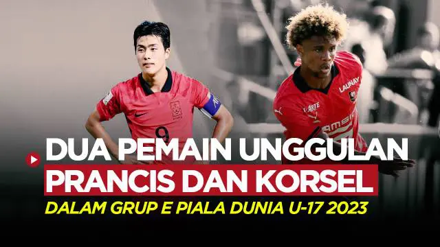 VIDEO: Kim Myung-jun dan Mathis Lambourde Jadi Pemain Unggulan di Grup E Piala Dunia U-17 2023